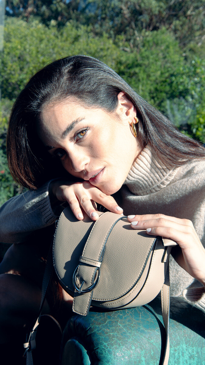 BANDOLERA MORRAL LYON - NUDE 