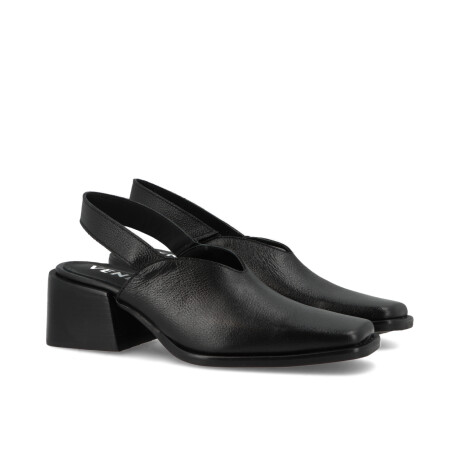 ZUECO CUERO LAPADULA NEGRO