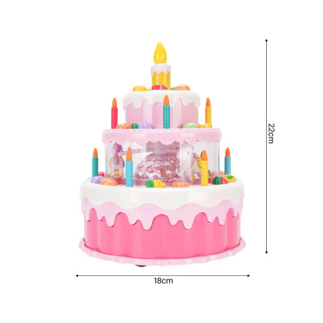 Juguete Torta Cumpleaños Electrónico Sonido + Luces Juguete Torta Cumpleaños Electrónico Sonido + Luces