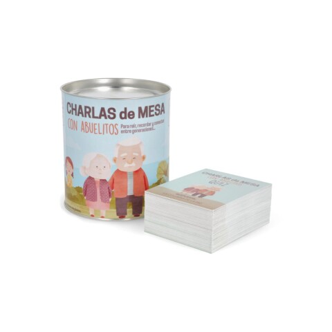 Juego de cartas charlas de mesas con los abuelos Juego de cartas charlas de mesas con los abuelos