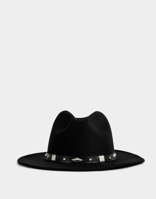 Sombreros Boho Sombrero Fedora - Negro