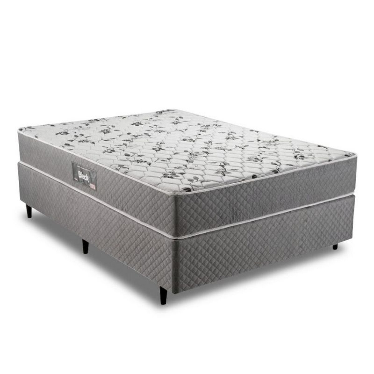 SOMMIER DE ESPUMA 2 PLAZAS 20 CM ULTRA BLACK - 1,38 MT 