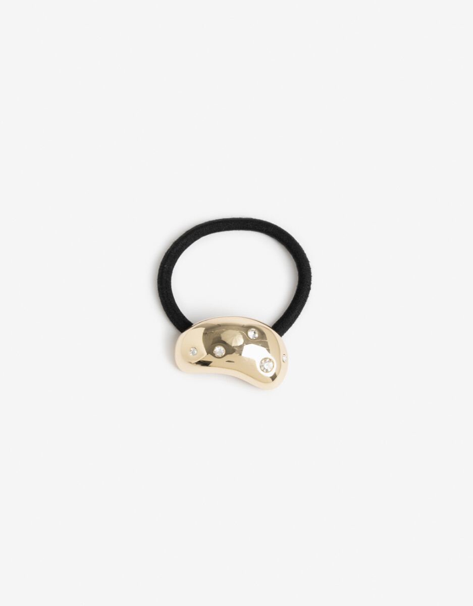 Gomita Elástica Con Cuff Strass 