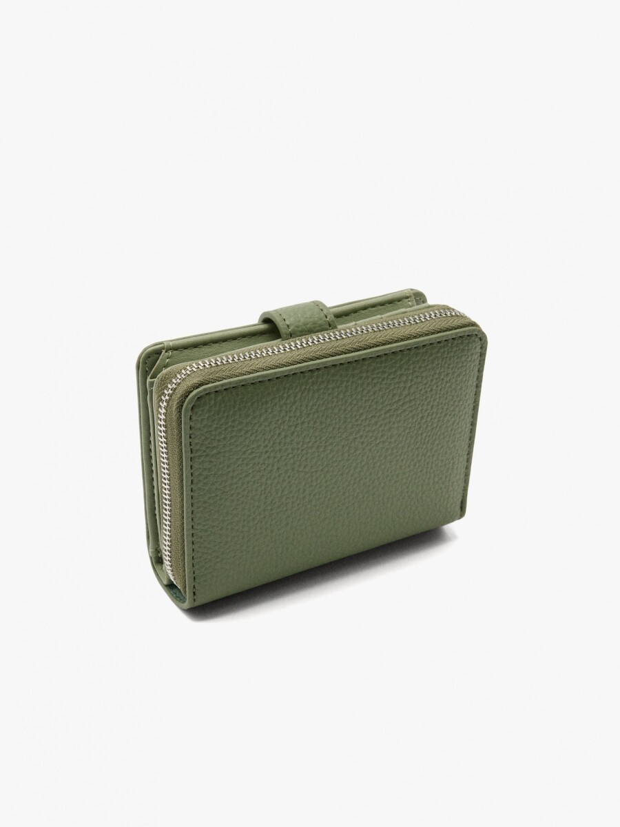 Cartera Con Textura caqui