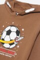Buzo estampado MARRON