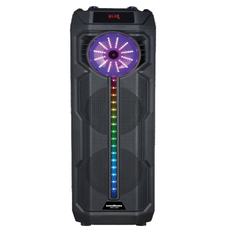 TORRE DE SONIDO CON DOBLE PARLANTE DE 8 1850W (PMPO) NEGRO TORRE DE SONIDO CON DOBLE PARLANTE DE 8 1850W (PMPO) NEGRO