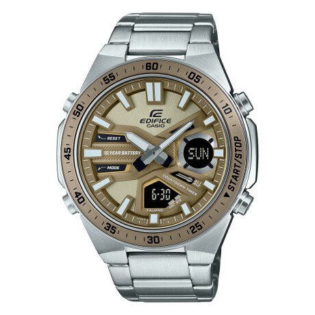 Reloj Edifice Clásico Acero Inoxidable Plata 0