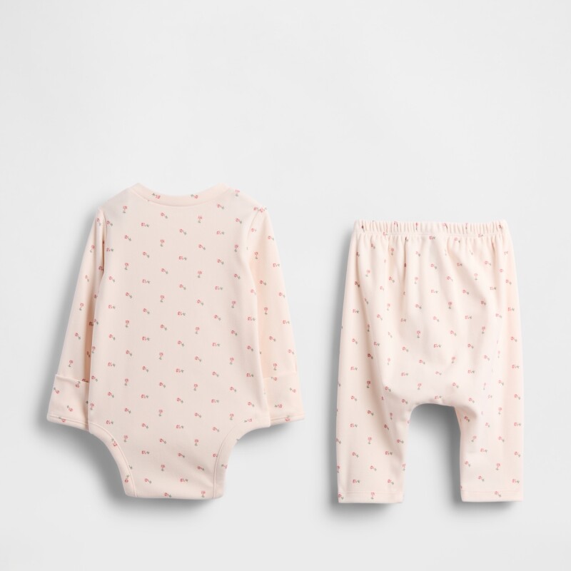 SUPER SOFT SNIT SET BARELY PINK