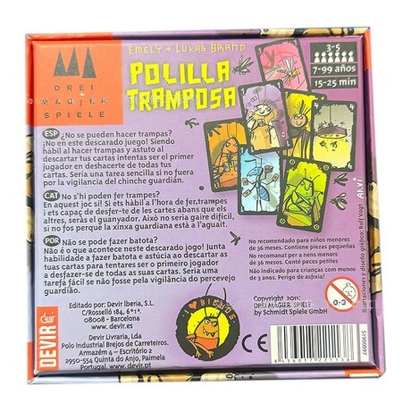 Juego De Mesa polilla Tramposa Juego De Mesa polilla Tramposa