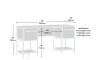 Escritorio - Sauder - Linea Iron City Escritorio - Sauder - Linea Iron City