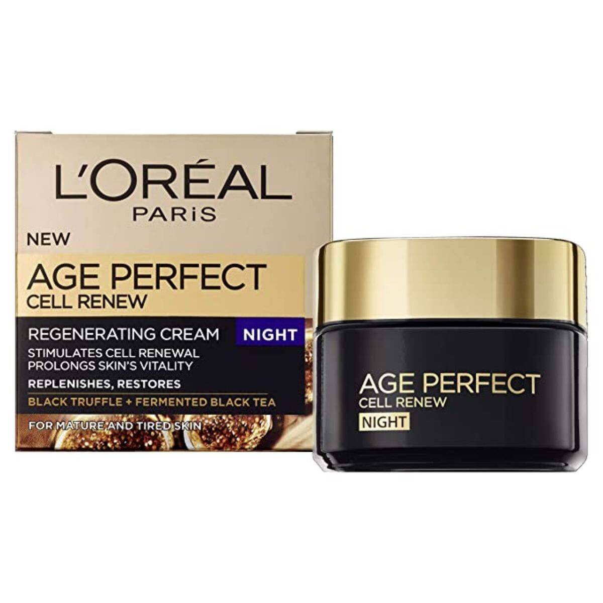 Crema Facial L'Oréal Age Perfect Renacimiento Celular Noche 50 ML 
