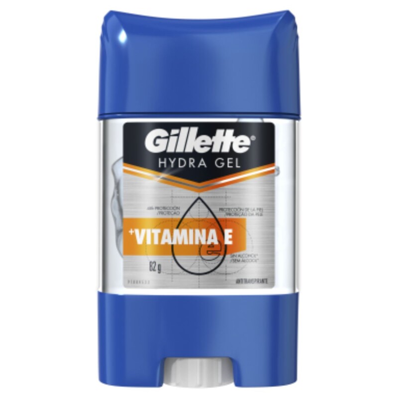 Antitranspirante en Gel Gillette Vitamina E 82 GR Antitranspirante en Gel Gillette Vitamina E 82 GR
