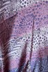 Capa larga de seda Violeta y lilas