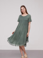 Vestido Belet Verde Seco