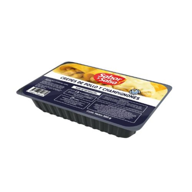 Crepes pollo champi c/salsa Sabor&Salsa - 360 g Crepes pollo champi c/salsa Sabor&Salsa - 360 g