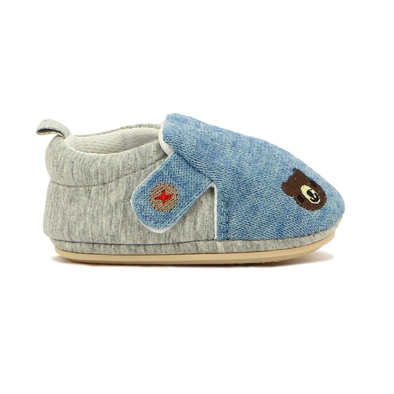 Macri Pantufla Niño/a Y Medias Azul