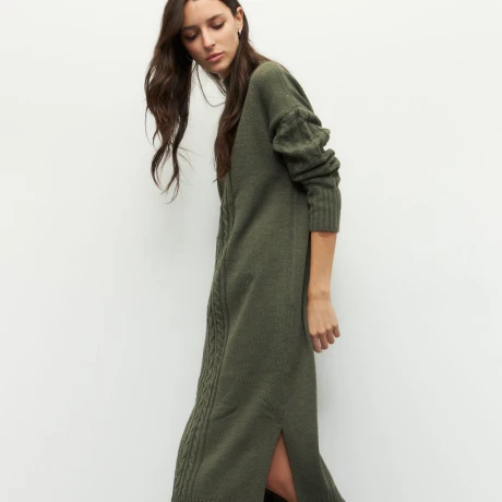 VESTIDO JEX Verde Oscuro