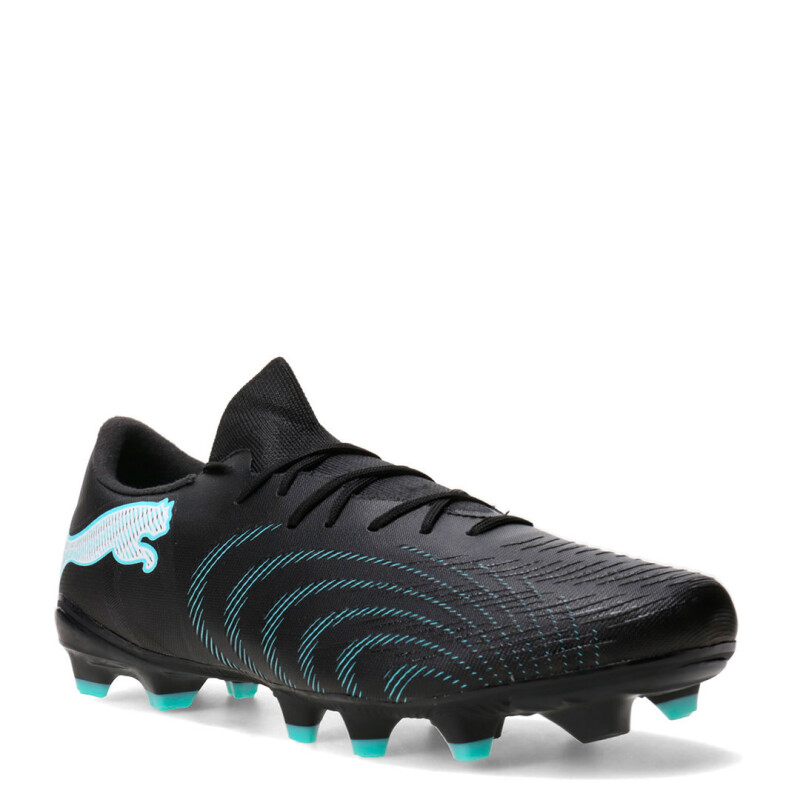 Championes de Hombre Puma Future 9 Match Fusion Fg/Ag Negro - Verde Menta