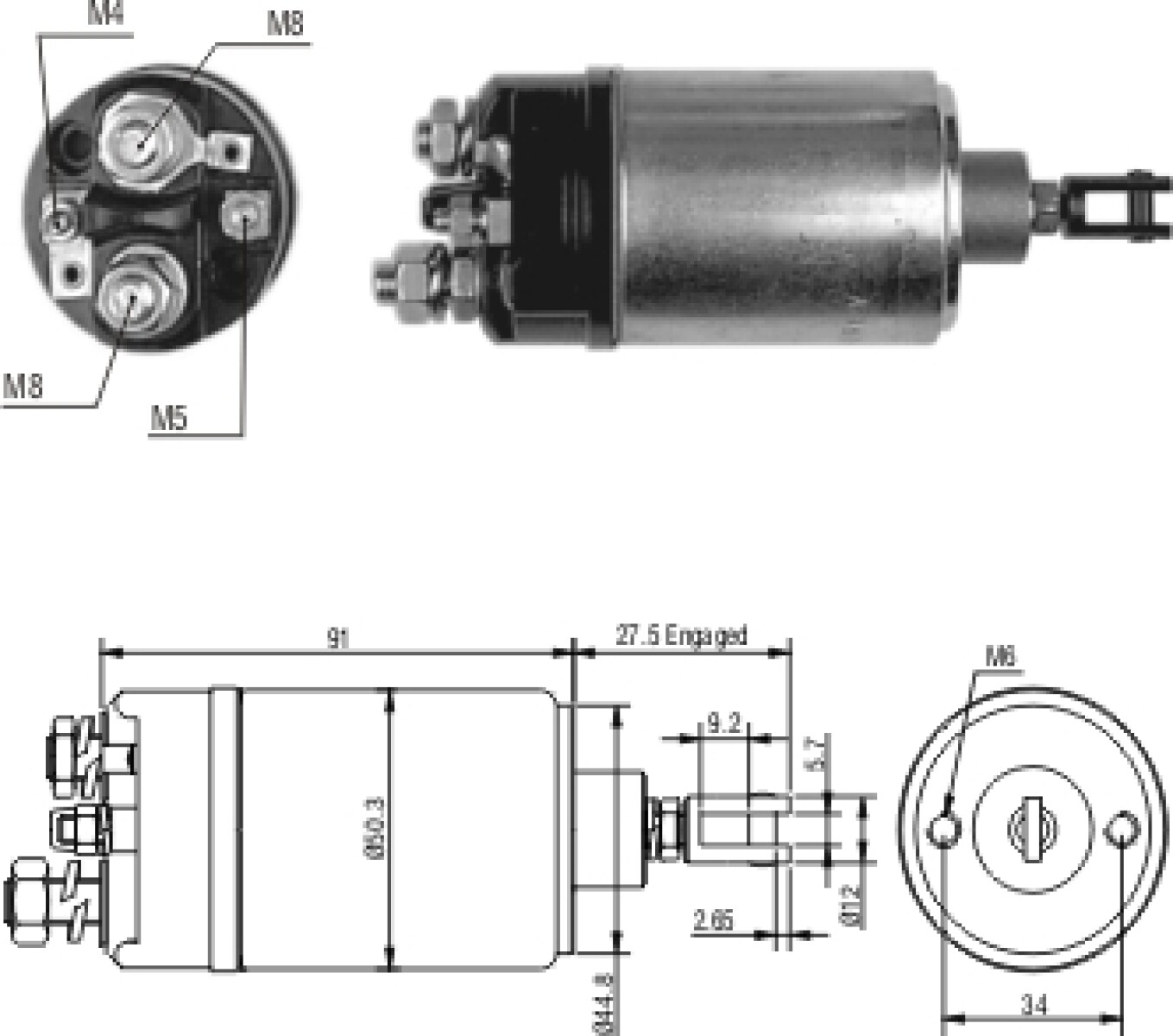 AUTOMATICO DE ARRANQUE - VW 1.2 1.3 BOSCH IK.711 ZM 