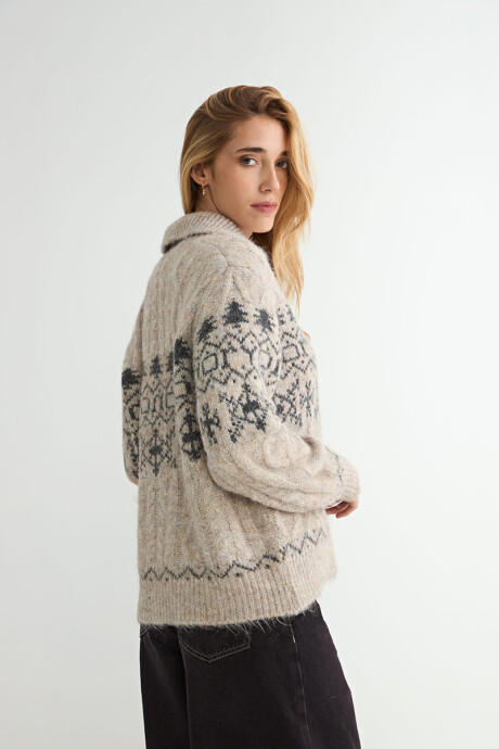 SACO BARILOCHE C/CUELLO VISON