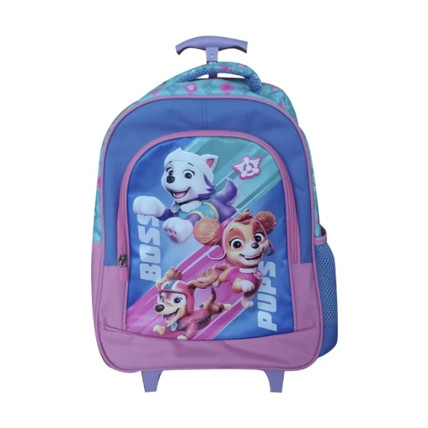 Mochila carrito premium PAW PATROL violeta rosa