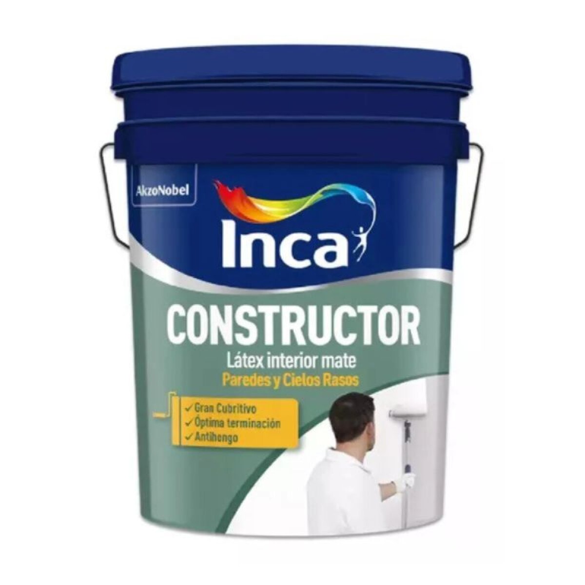 LÁTEX INTERIOR CONSTRUCTOR INCA PAREDES Y CIELO RASO 4 Lt. 