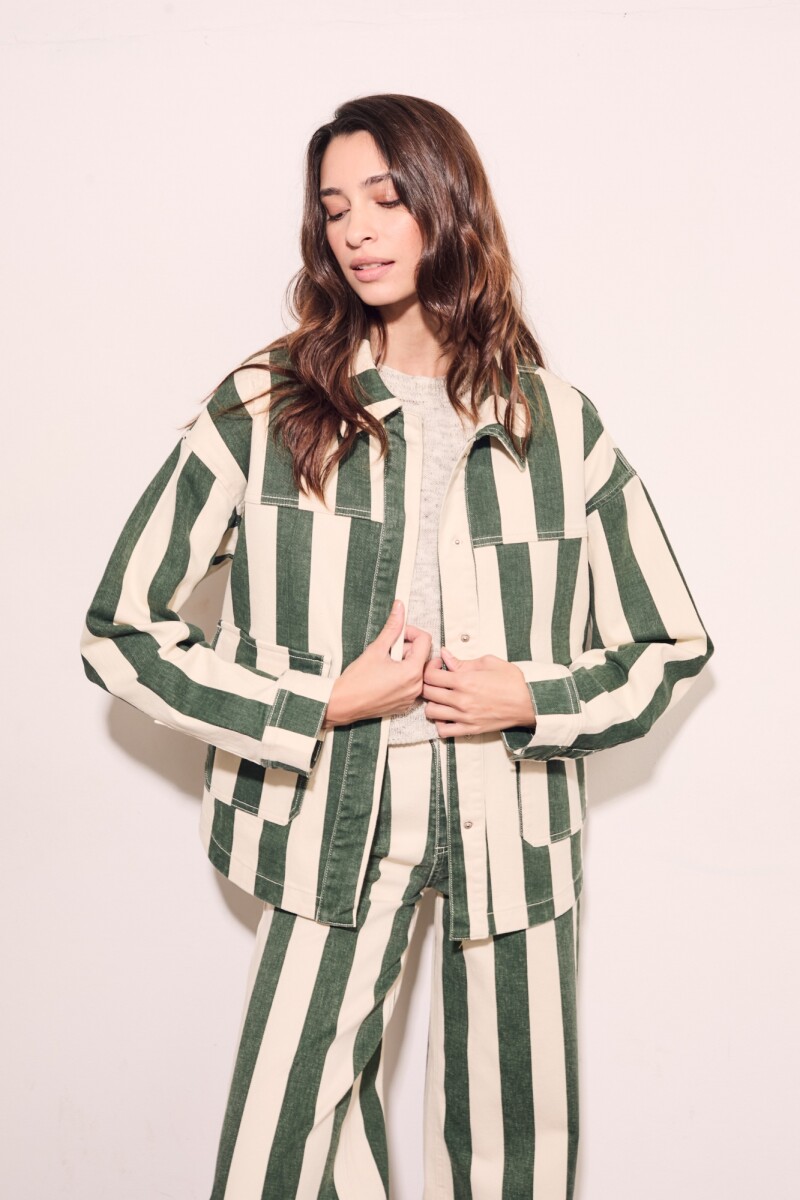 Sobrecamisa Rayas Safari