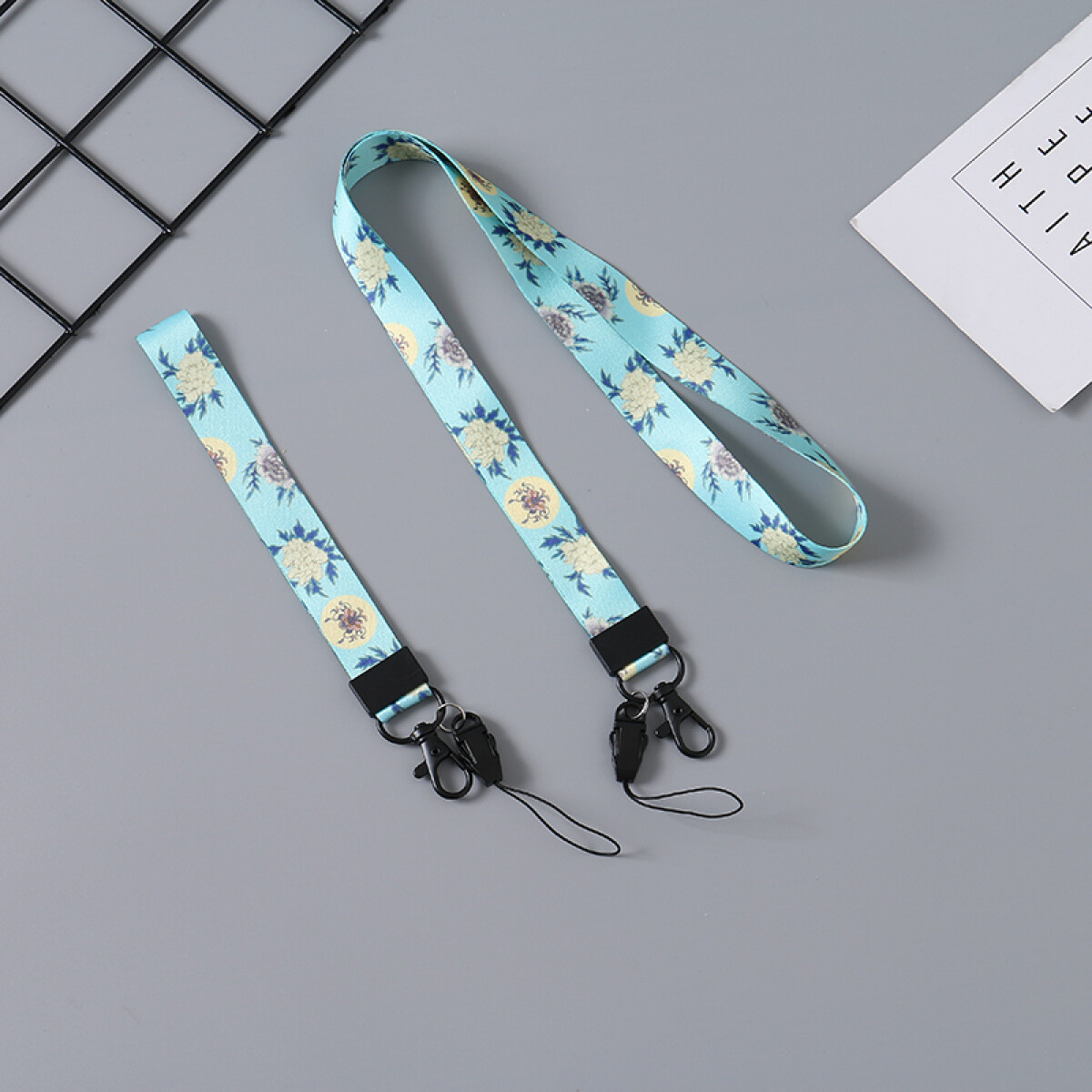 Set Cuerda De Seguridad Para Celular (celeste) 