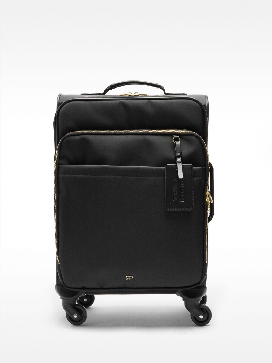 Maleta De Viaje De Nylon Con Colgante negro
