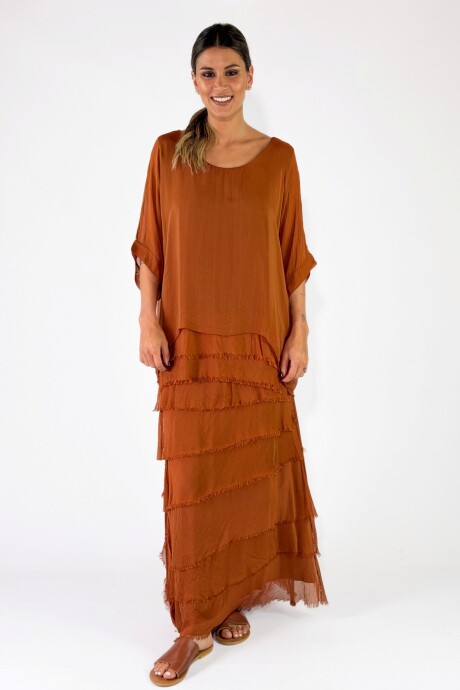 POLLERA GIULIANA Terracota