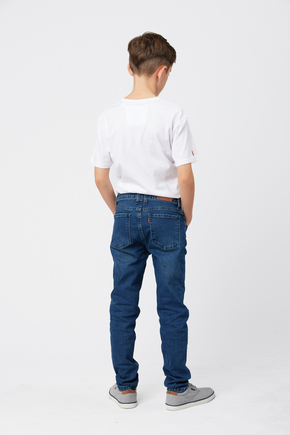 PANTALÓN DE JEAN SKINNY Azul Oscuro