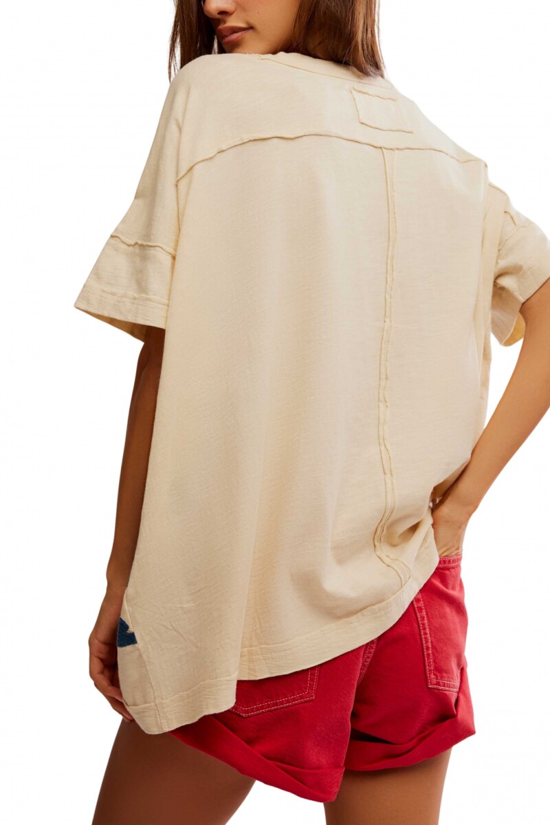 Remera Chill Vibes Beige