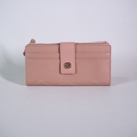 Billetera Quino con pasador Rosa