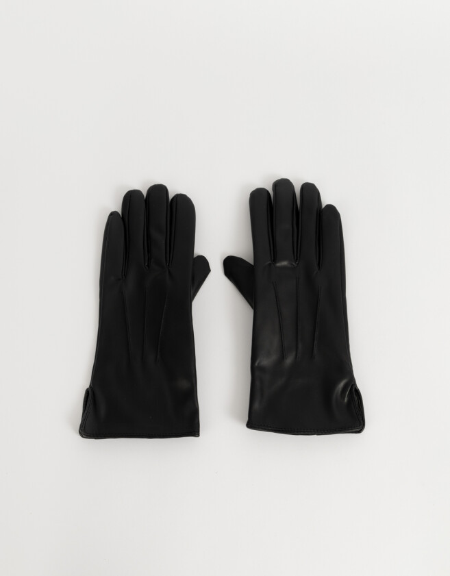 Guantes Varios Noche Guantes Con Animal Print - Negro