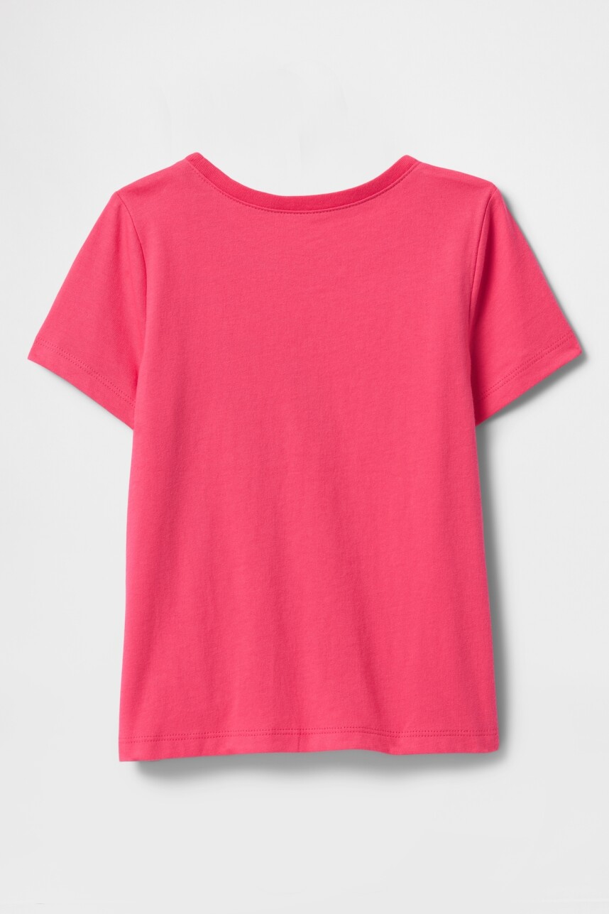 Remera Logo Gap Toddler Niña Raspberry