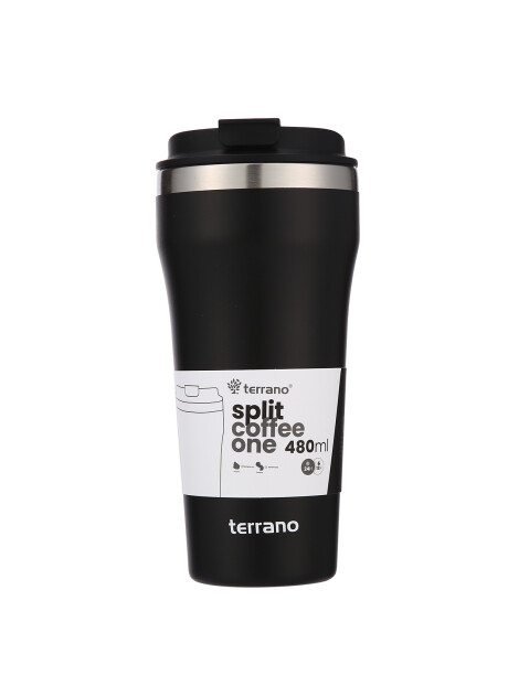 Vaso Térmico Café Split 480mL. Negro