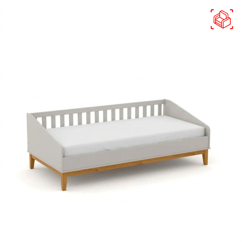 CAMA MDF GRIS NEW FELICITAS KIDS