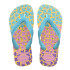 Sandalias Infantiles Havaianas Hav.Kids Flores Amarillo - Azul