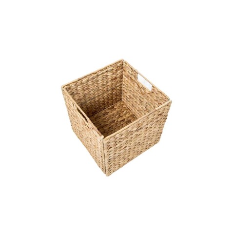 Canasto cesto organizador 30x30cm Jacinto de agua Canasto Cesto Organizador 30x30cm Jacinto De Agua