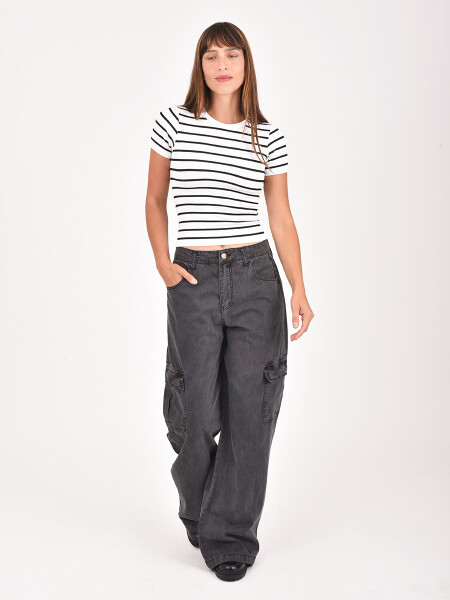 CARGO FATIMA GRIS OSCURO