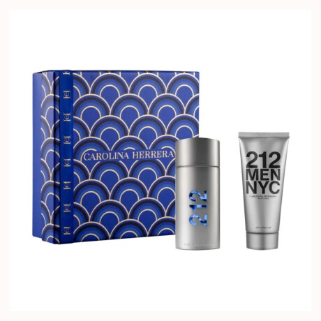 Fragancia Masculina Carolina Herrera 212 EDT 100 ml + After Shave 100 ml Set de Regalo