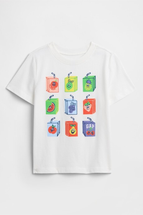 Remera Logo Gap Toddler Niño New Off White V2
