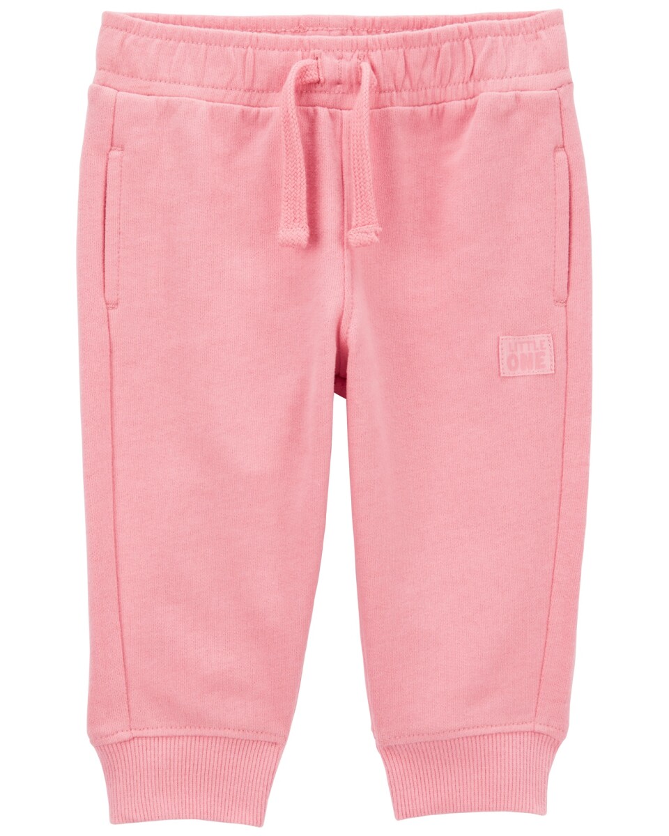 Pantalón deportivo de algodón, rosado 