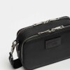 Mini bag New Penny en efecto cuero Negro