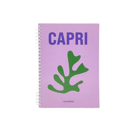 Cuaderno Capri Unica