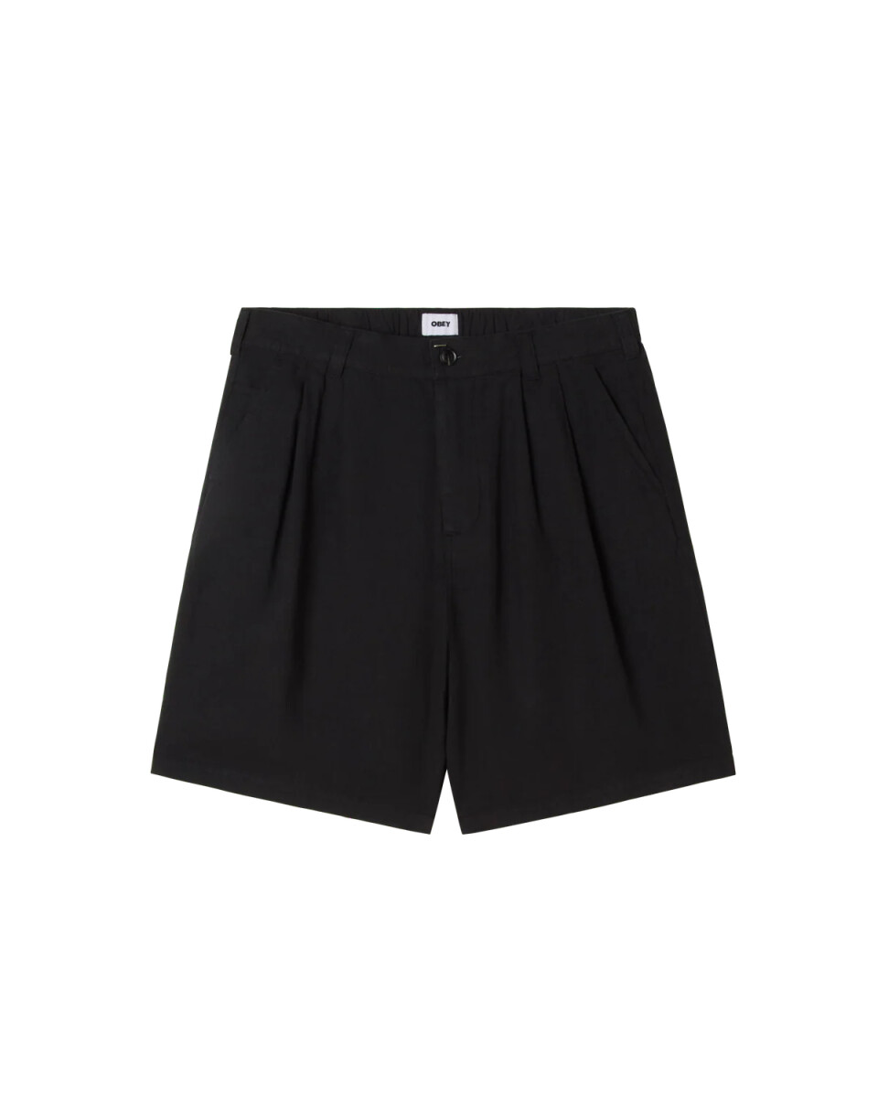 FOSTER PLEATED LINEN SHORT 