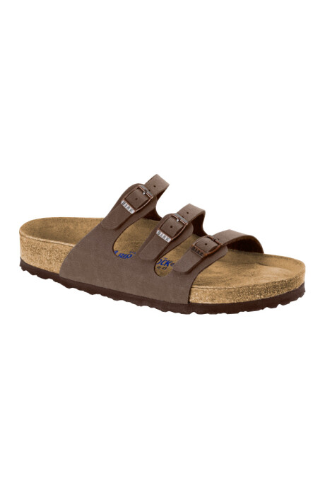 Sandalia Florida Soft Footbed - Birkibuc - Regular Mocca
