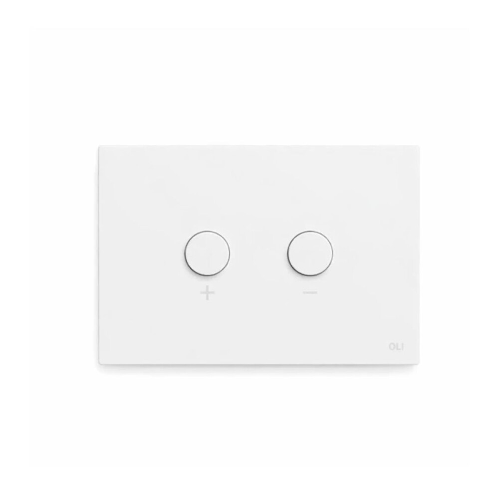 Placa pulsador Blink Blanco mate texturizado OLI Placa Pulsador Blink Blanco Mate Texturizado Oli