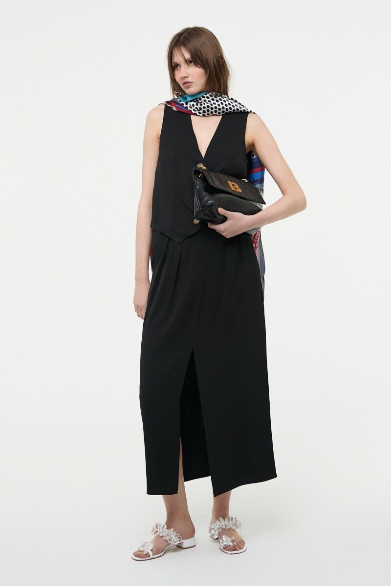 FALDA MAXI Negro