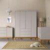 Cómoda Topo Gris MDF Cómoda Topo Gris MDF
